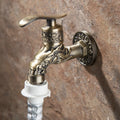 Antique Bronze Wall Mount Bibcock – Zinc Alloy Garden Faucet Garden Wall Faucet Axl Default Title