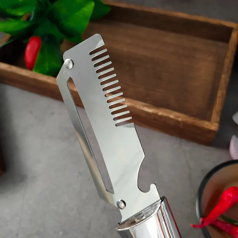 3-in-1 Stainless Steel Vegetable Peeler, Slicer & Bottle Opener Vegetable Peeler Axl