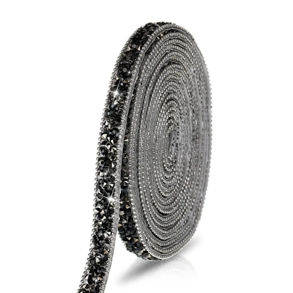 Self-Adhesive Rhinestone Ribbon 1cm – Bling Crystal Strip Craft Rhinestone Ribbon Axl