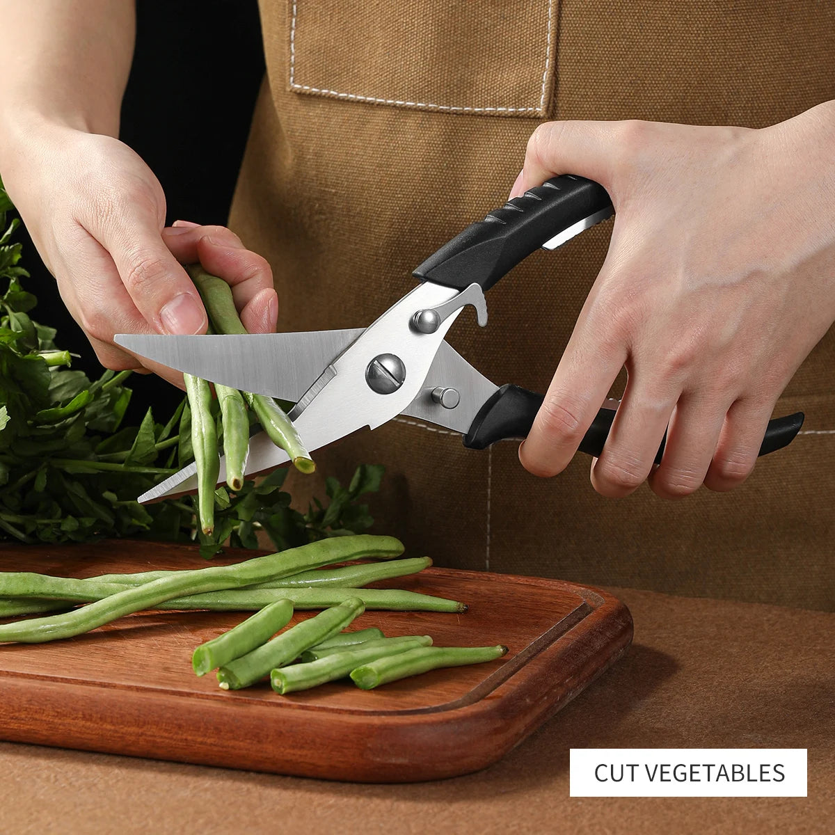 SHENJIU Stainless Steel Kitchen Scissors – Sharp Meat Shears Kitchen Shears Axl