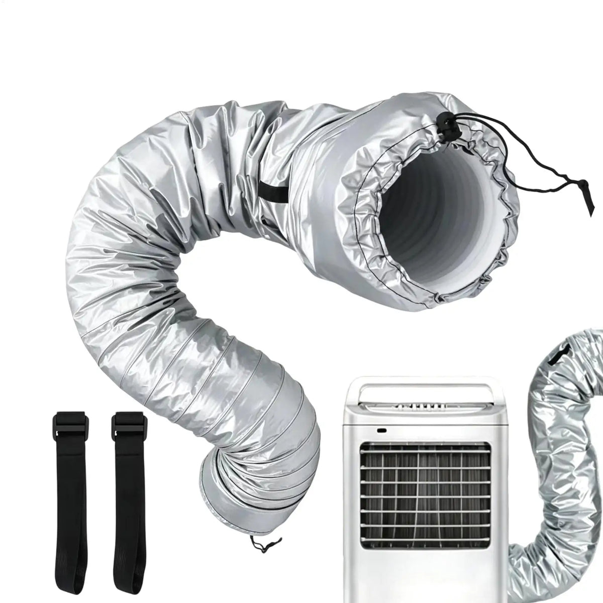 AC Hose Insulation Sleeve – Heat-Resistant Portable AC Cover AC Hose Cover Axl Default Title