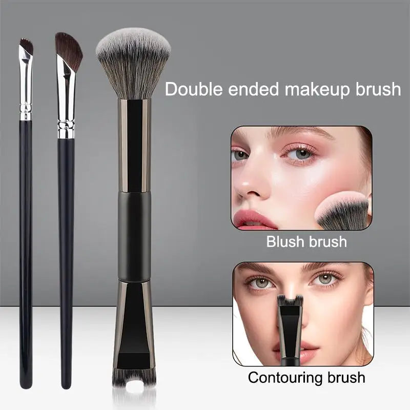 U-Shaped Dual Head Nose Contour Brush Set | Sculpting Tool Makeup Brush Set Axl