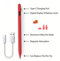 iPad Stylus Pen – LED Power, Palm Rejection, Tilt 2018–2025 iPad Stylus Pen Axl ZP9-AS-red-NEW