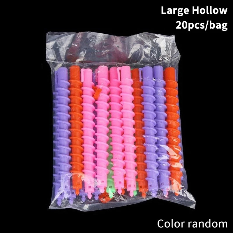 Spiral Perm Rods – Heatless Hair Curlers Set (20–22 Pcs) Hair Perm Rods Axl Large Hollow