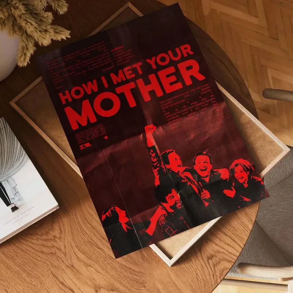 How I Met Your Mother Wall Poster – Self-Adhesive Decor Wall Art Poster Axl
