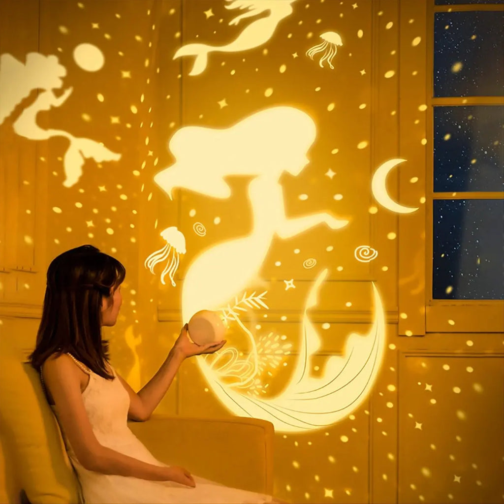 Cute Bear LED Star Projector Night Light for Kids' Bedroom Star Projector Lamp Axl