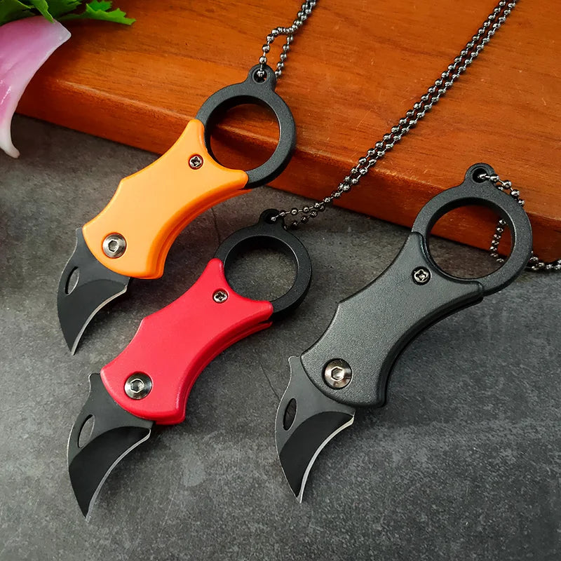 Mini Fox Folding Pocket Knife – EDC Keychain Blade Folding Pocket Knife Axl