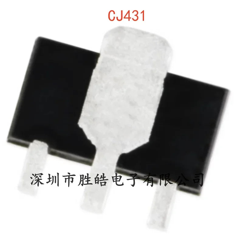 CJ431 Adjustable Voltage Regulator IC SOT-89 0.5% 100mA 10 Pack Voltage Regulator IC Axl Default Title