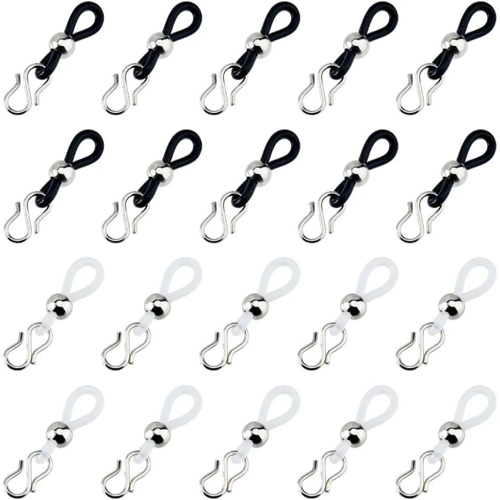 20-Piece Jeans Zipper Holder Set – S-Hook Clasp for Pants Zipper Holder Clips Axl AECH04-19600