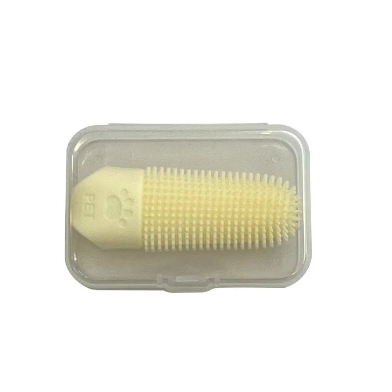 360° Silicone Finger Toothbrush for Dogs & Cats – All Breeds Pet Finger Toothbrush Axl