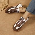 VKJF Women's Breathable Lace-Up Casual Sneakers | Fashion Shoes Women's Casual Sneakers Axl Brown 37
