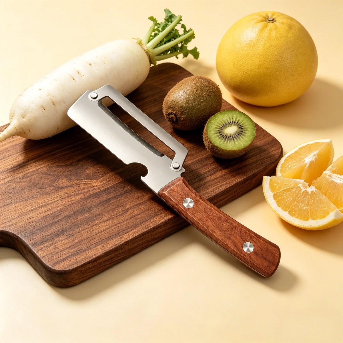Multi-Use Sugarcane & Fruit Peeling Knife – Stainless Steel Kitchen Peeling Knife Axl Peeling Knife