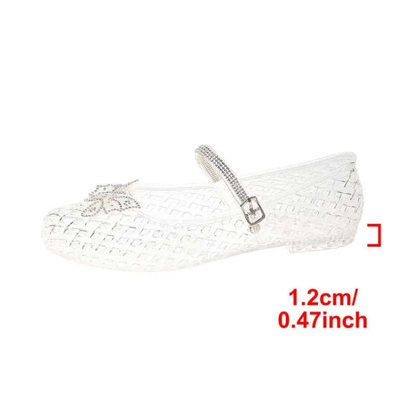 Women's Bling Butterfly Mesh Slippers – Flat Slip-On Sandals Flat Slip-On Sandals Axl
