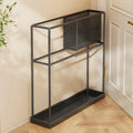 Modern Metal Umbrella Stand – Entryway & Balcony Storage Rack Umbrella Stand Axl Black