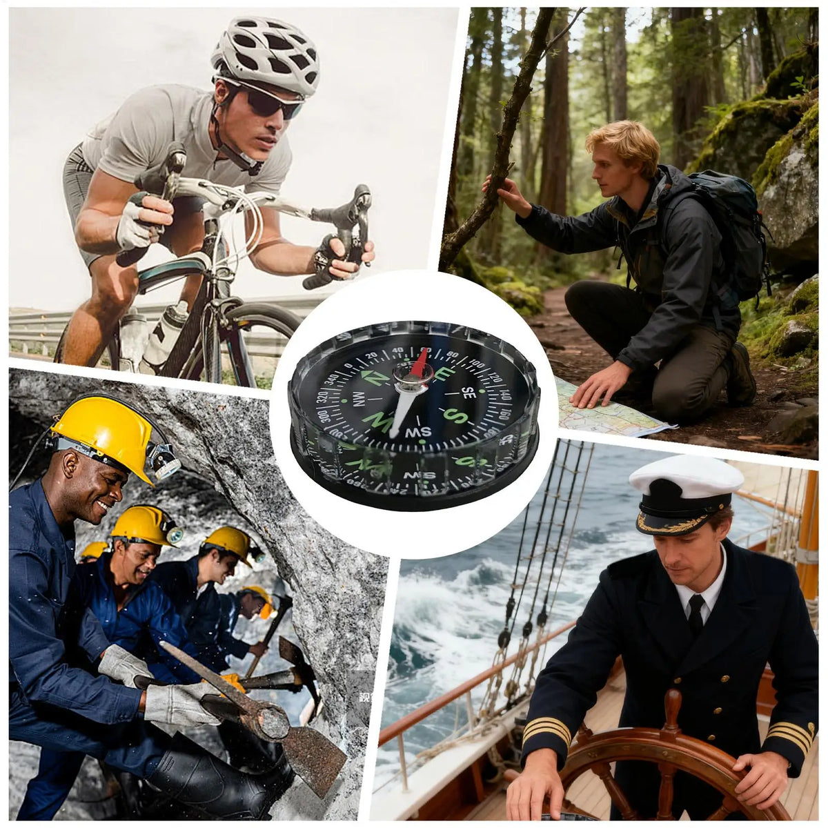 Waterproof Hiking Compass – Sighting Navigation Tool Hiking Compass Axl