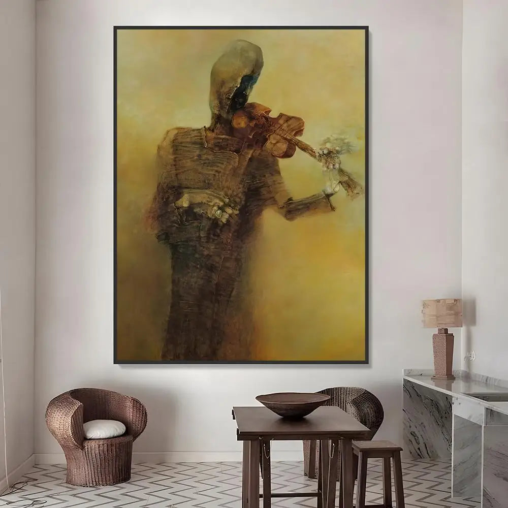 Zdzisław Beksiński Art Stickers – HD Waterproof Wall Decor