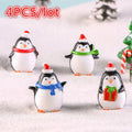 4-Pack Mini Resin Penguin Figurines | Bonsai & Garden Decor Resin Figurines Axl Default Title