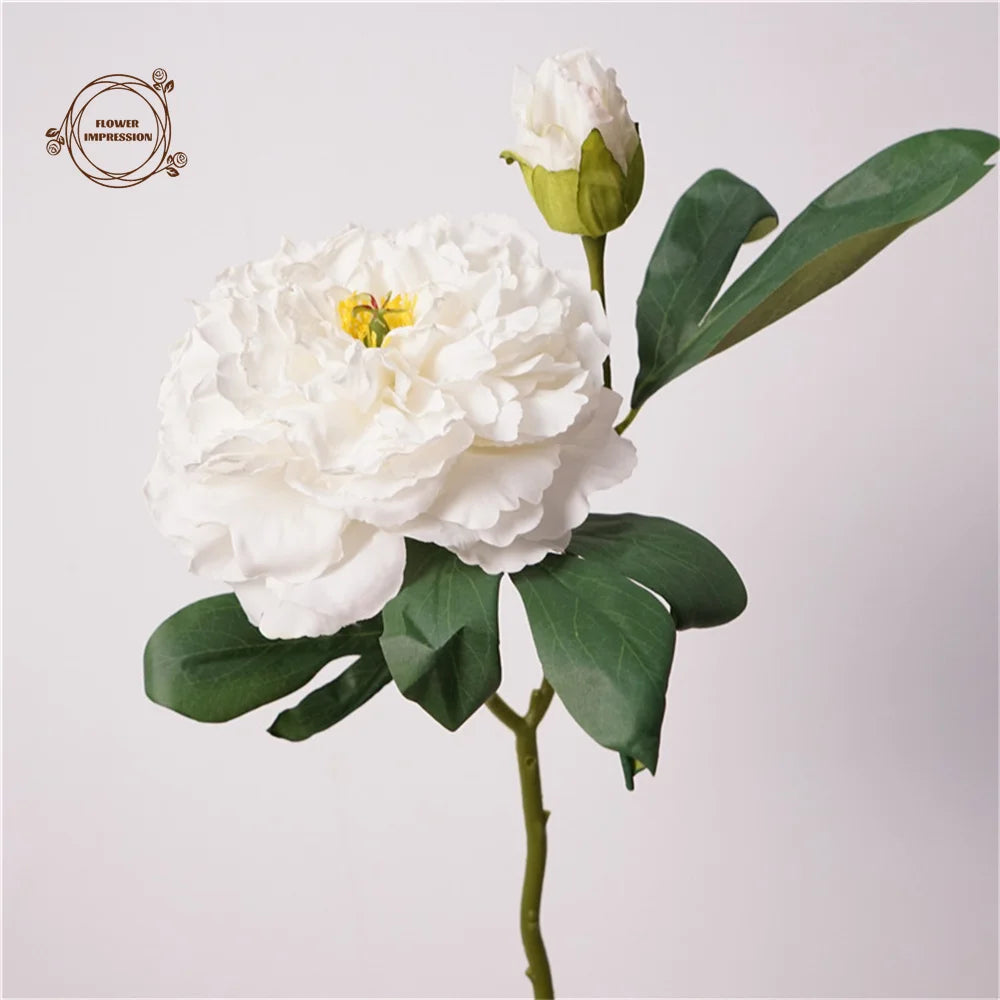 2-Pack Artificial Silk Peony Bouquet – Wedding & Home Decor Artificial Flower Bouquet Axl