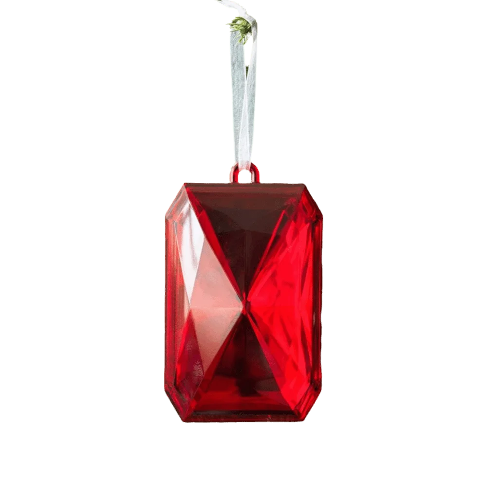 Multicolor Christmas Gemstone Drop Pendant | Xmas Tree Ornament Christmas Tree Ornament Axl