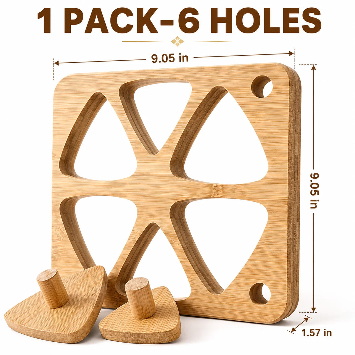 Wooden Onigiri Rice Ball Mold – Triangle Sushi Press Set Rice Ball Mold Axl 1 Pack-6 Holes