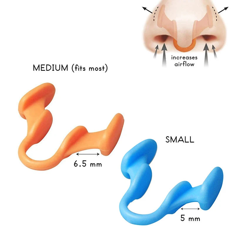 Silicone Nasal Dilator Nose Clip 2-Pack – Better Sleep Aid Nasal Dilator Clip Axl