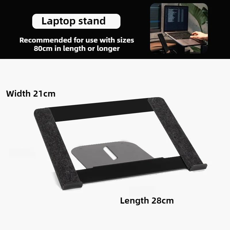 Monitor Height Riser Bracket – Modular Desktop Storage Rack Monitor Riser Rack Axl Notebook Stand