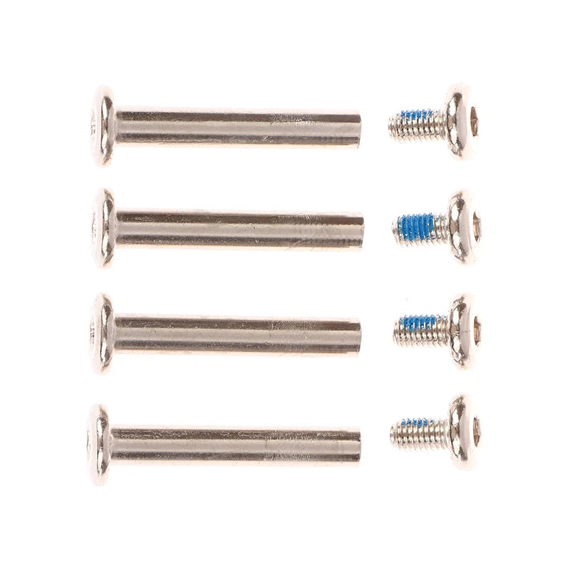 Stainless Steel Luggage Wheel Bolts & Rivets – 4-Set 6×30–45mm Luggage Wheel Fasteners Axl