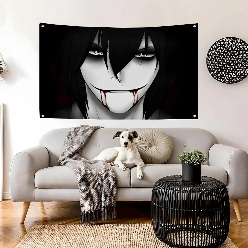 Decorative Wall Flag – Indoor & Outdoor Concert Banner Art Decorative Wall Flag Axl