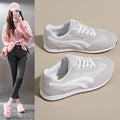 Women's Colorblock Leather Patchwork Trainers | Lightweight Flats Women's Flat Trainers Axl 43 GRAY