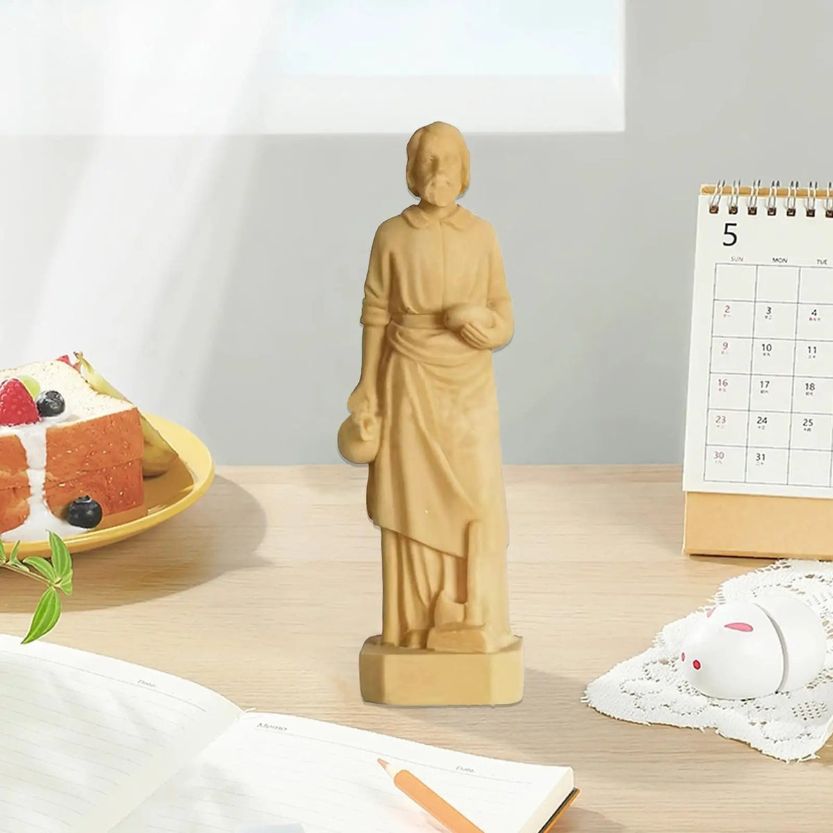 St. Joseph Hand-Painted Resin Statue – Home Décor Figurine Religious Figurine Axl