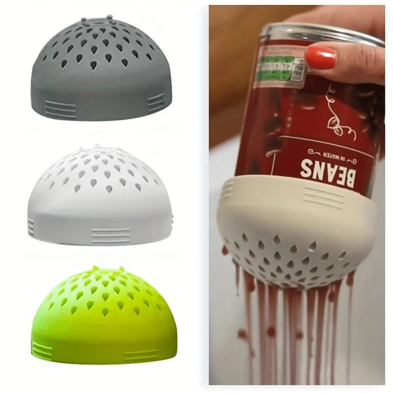 2-Pack Silicone Can Strainer – Mini Kitchen Sieve & Drainer Kitchen Can Strainer Axl