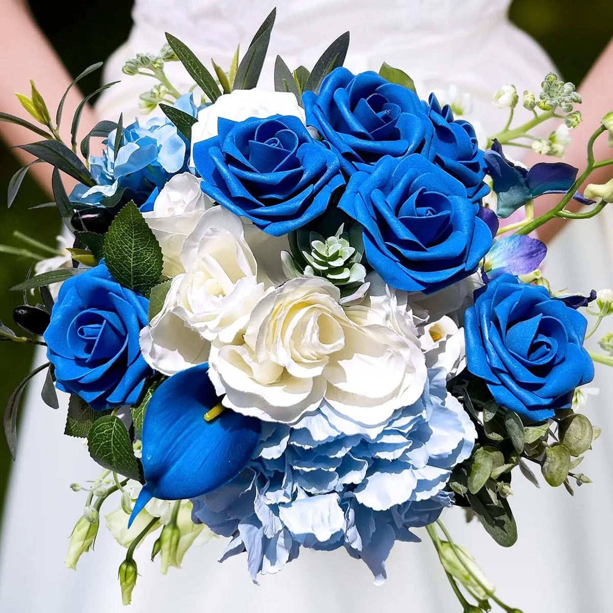 30 Pcs Artificial PE Foam Roses with Stems – Wedding & Decor Artificial Flower Set Axl