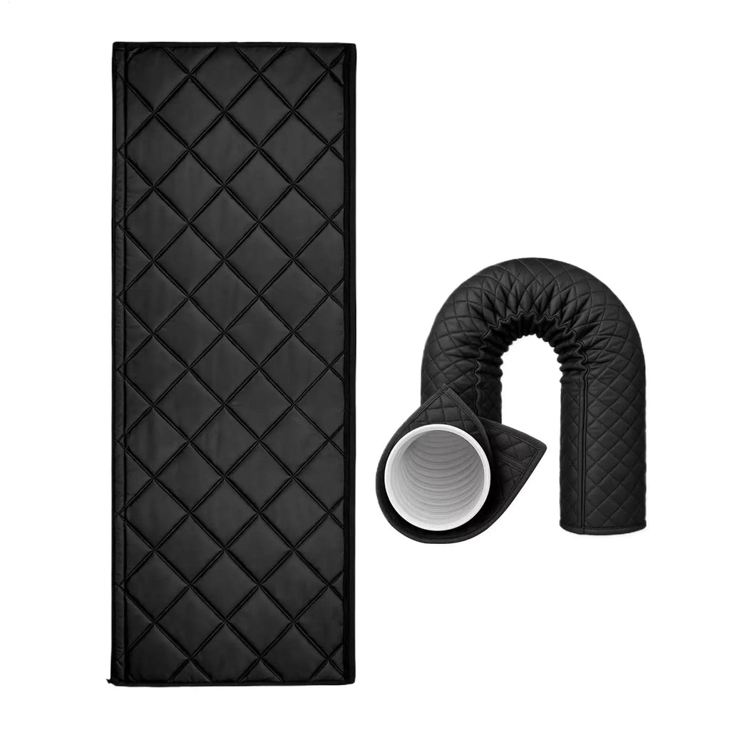Portable AC Hose Insulation Cover | Quilted Thermal Exhaust Sleeve AC Hose Insulation Cover Axl