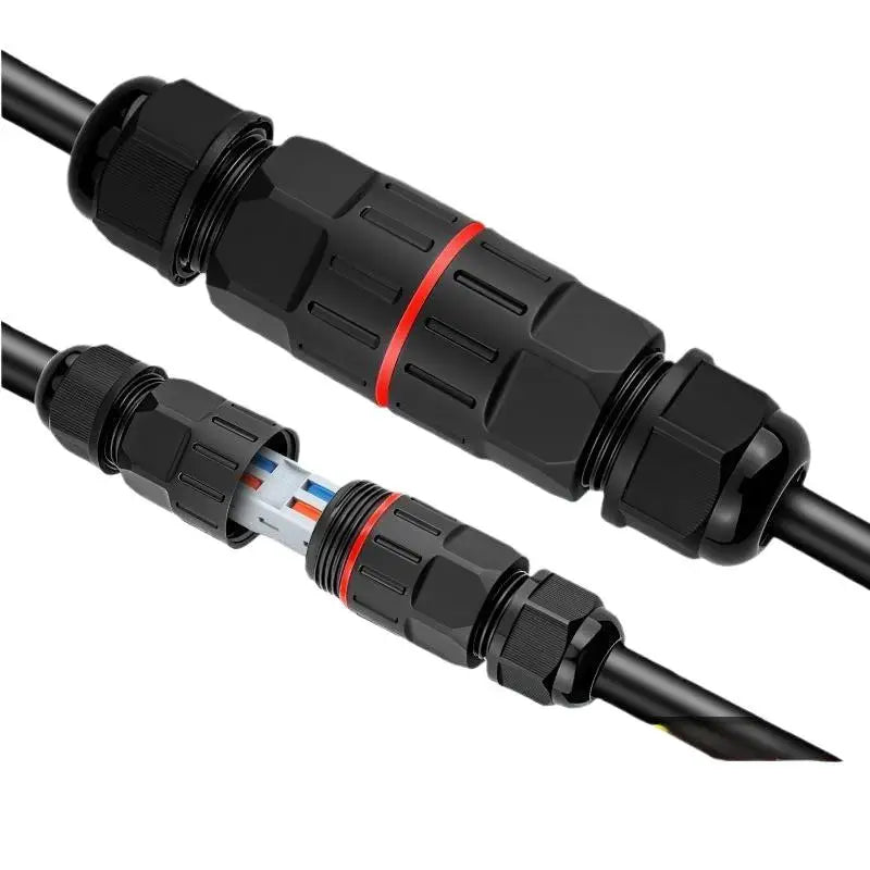 IP68 Waterproof Wire Connector 2-In 2-Out 2/3 Pin Terminal Waterproof Wire Connector Axl