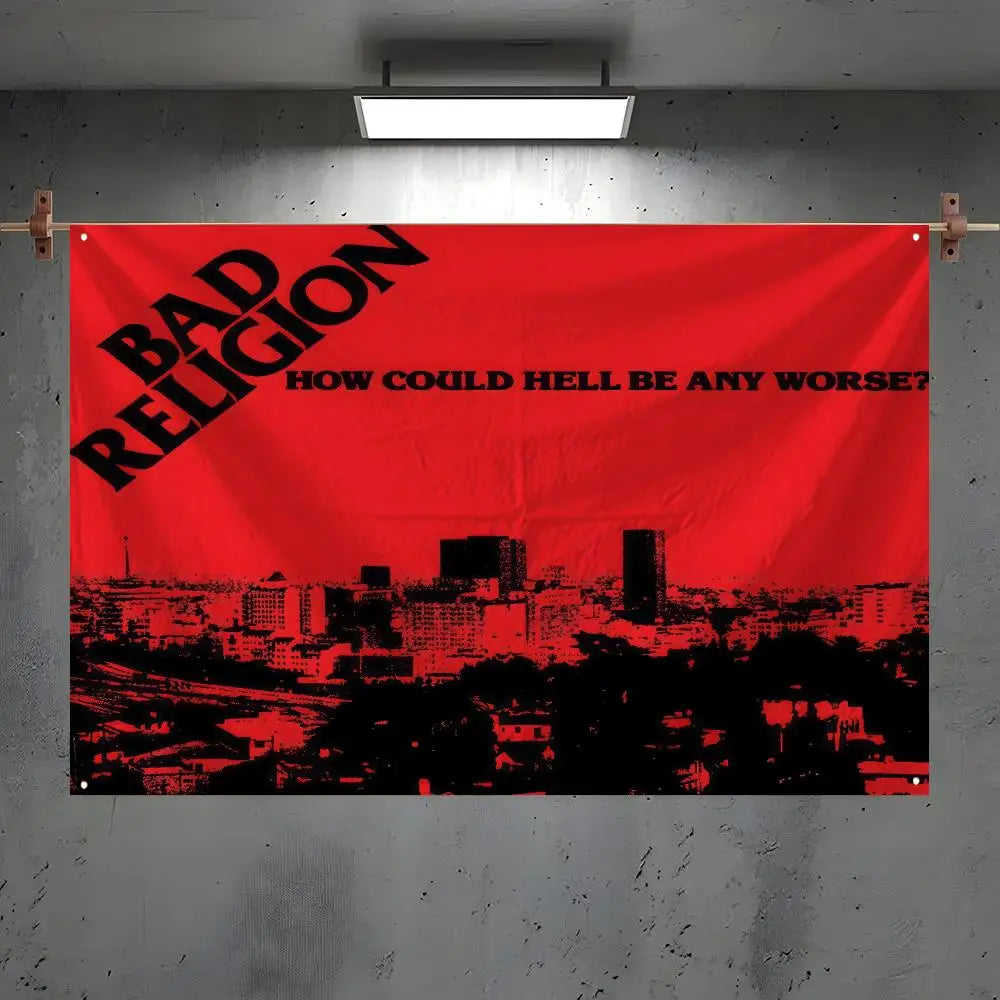 Bad Religion Band Flag – Wall & Concert Banner, 6 Sizes Band Wall Flag Axl White6 100x150cm