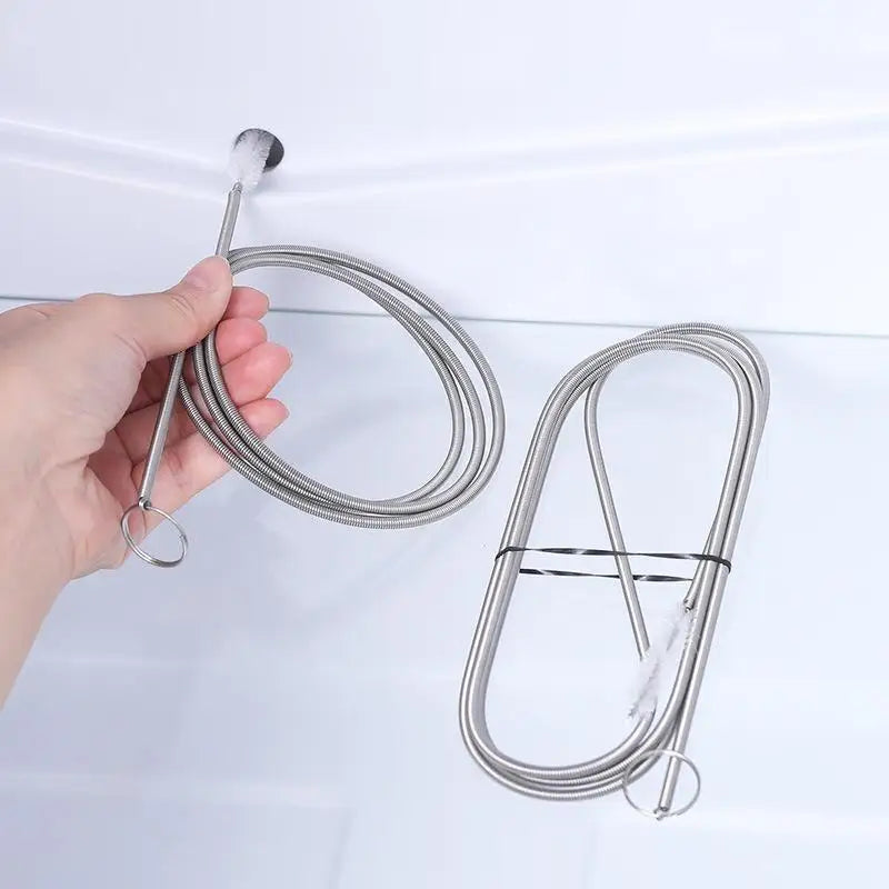 5-Piece Fridge Drain Cleaning Kit – Brush, Syringe & Hose Drain Cleaning Kit Axl
