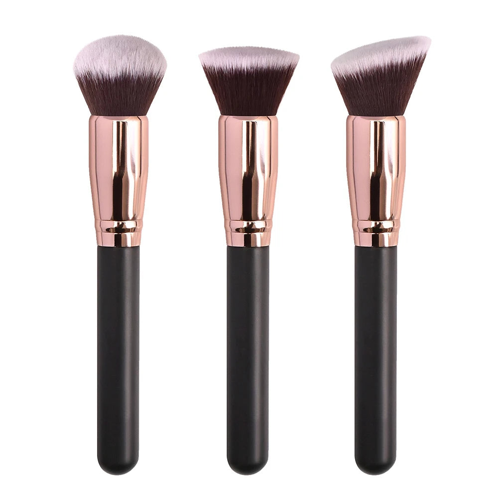 10-Pack Vegan Blush Contour Foundation Makeup Brushes Wholesale Makeup Brush Set Axl