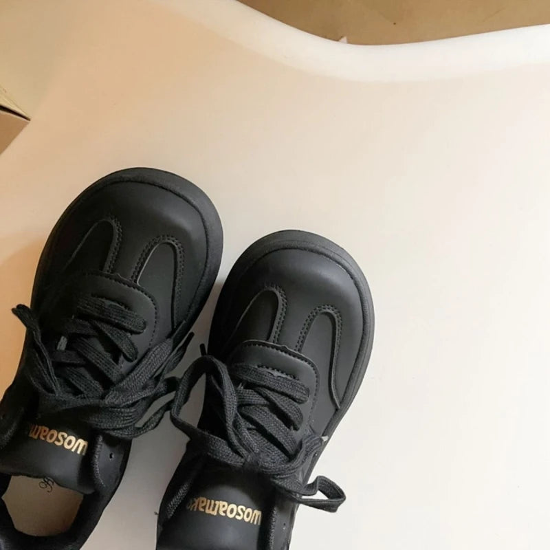 YEAE Women's Chunky Platform Lace-Up Casual Sneakers Platform Casual Sneakers Axl