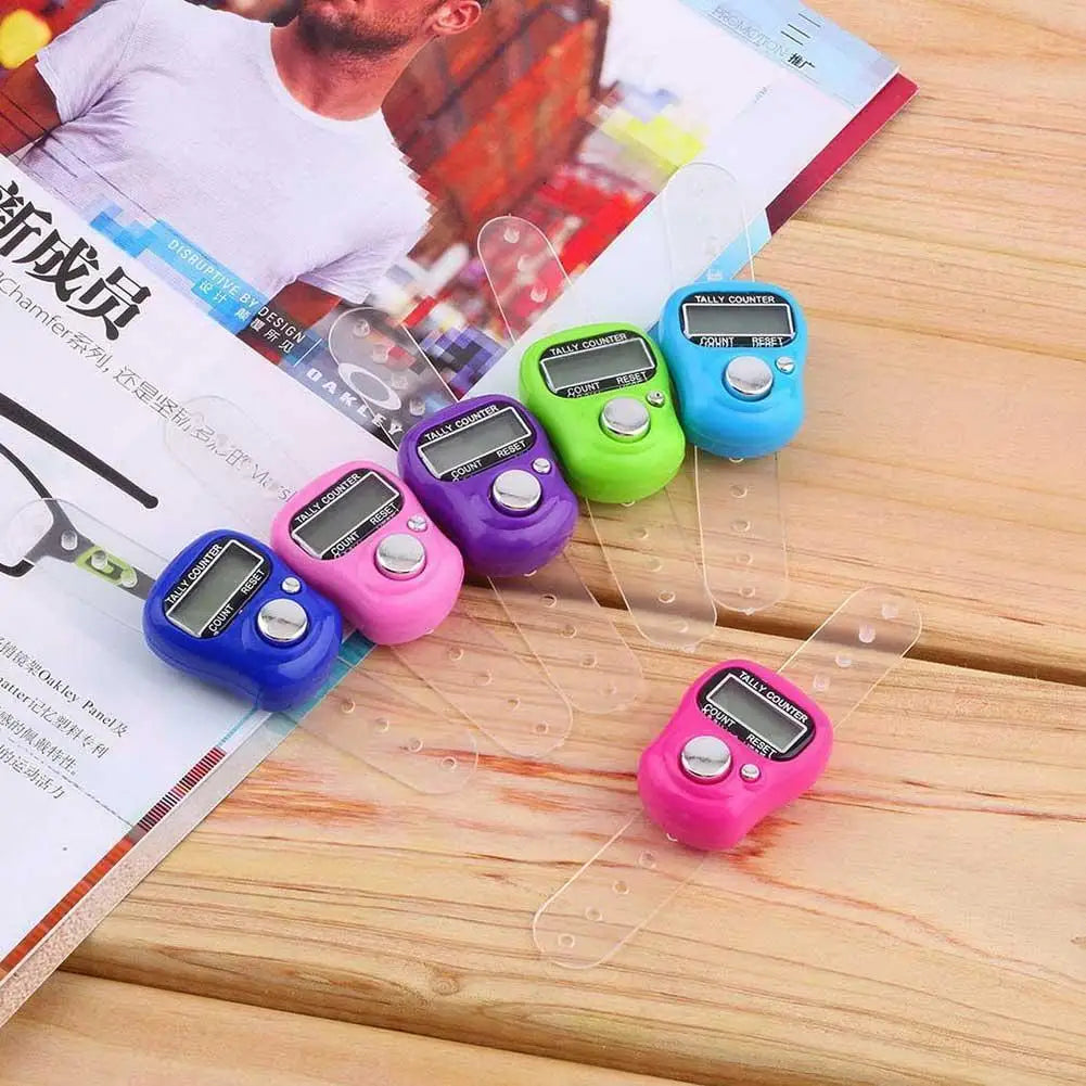 Mini Electronic Finger Tally Counter Ring – LCD Knitting Clicker Digital Tally Counter Axl