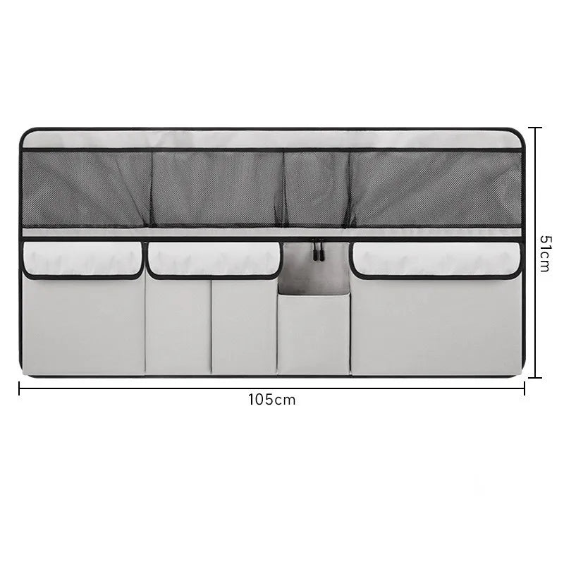 Car Seat Back Organizer – Multi-Pocket SUV Storage Bag Car Seat Organizer Axl GRAY