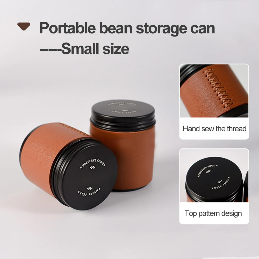 Airtight Coffee Bean Storage Canister | Aluminium Tin Can Coffee Storage Canister Axl small size