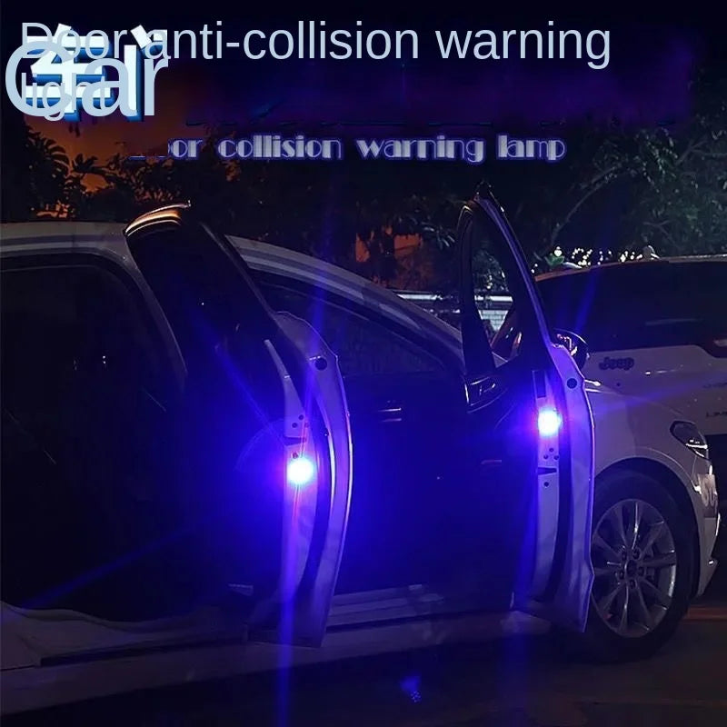 2-Pack Wireless Car Door LED Warning Strobe Light – Auto Safety Car Door Safety Light Axl