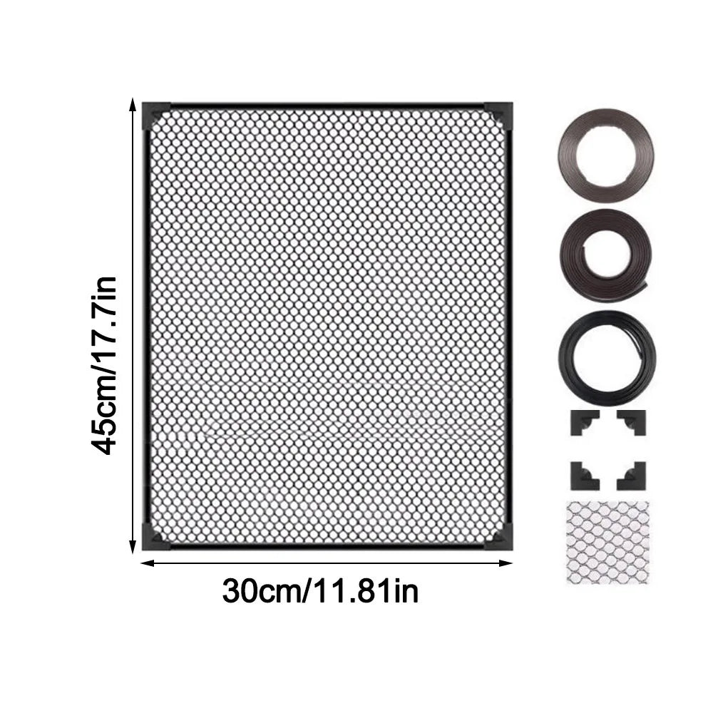 Magnetic Mesh Aquarium Lid Cover – Anti-Jump Fish Tank Net Aquarium Lid Cover Axl 45-30cm