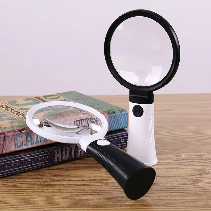 LED Magnifying Mirror 10X 30X with Heating, Cooling & 12 LEDs Lighted Magnifying Mirror Axl