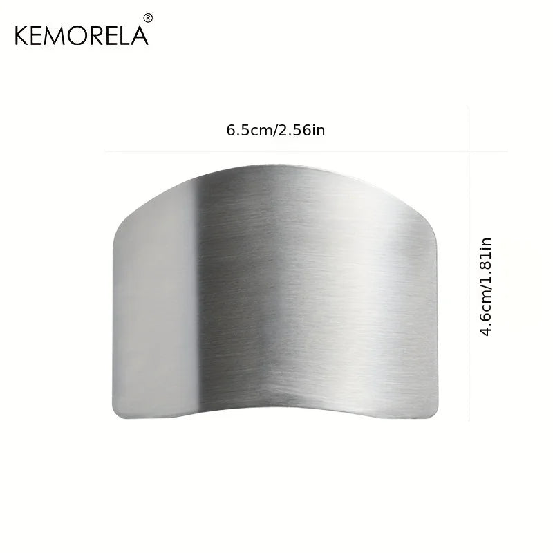 KEMORELA Stainless Steel Vegetable Cutter with Finger Guard Kitchen Safety Tool Axl