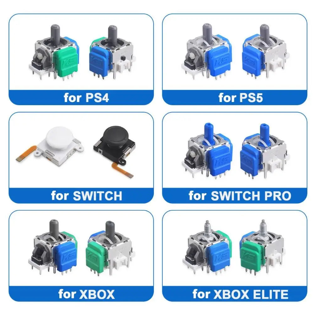 TMR Hall Effect Anti-Drift Joystick PS5/PS4/Xbox/Switch Pro Controller Replacement Part Axl
