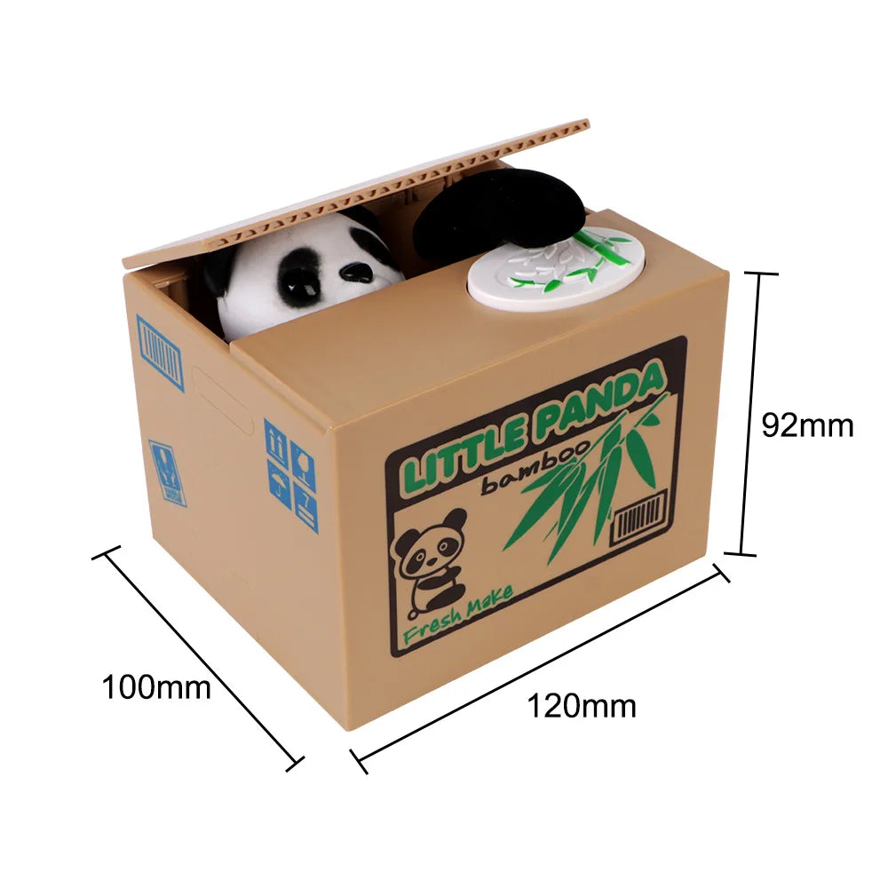 Automated Panda & Cat Coin Bank – Fun Piggy Bank for Kids Electronic Coin Bank Axl