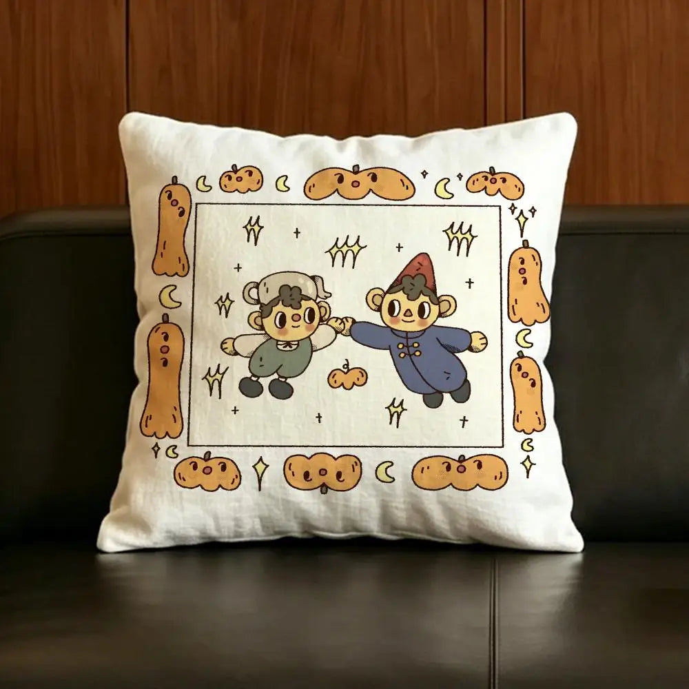 Natural Linen Cushion Cover Set | Printed Pillow Cover 6 Sizes Linen Cushion Cover Axl