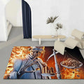 Megadeth Flannel Floor Mat – Non-Slip Soft Indoor Doormat Rug Flannel Floor Mat Axl White2 50x80cm