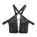 PU Leather Chest Rig Bag | Streetwear Tactical Vest Pack Chest Rig Vest Bag Axl Black M